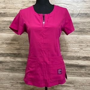 koi lite Serenity Scrub Top Size Small Slim Fit